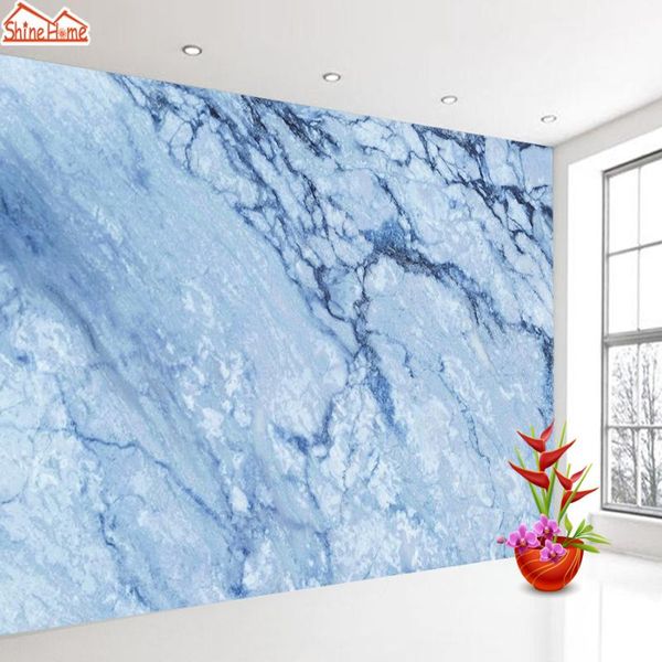 

wallpapers custom walls papers home decor blue marble for living room wall paper 3d po wallpaper peel stick cafe murals roll