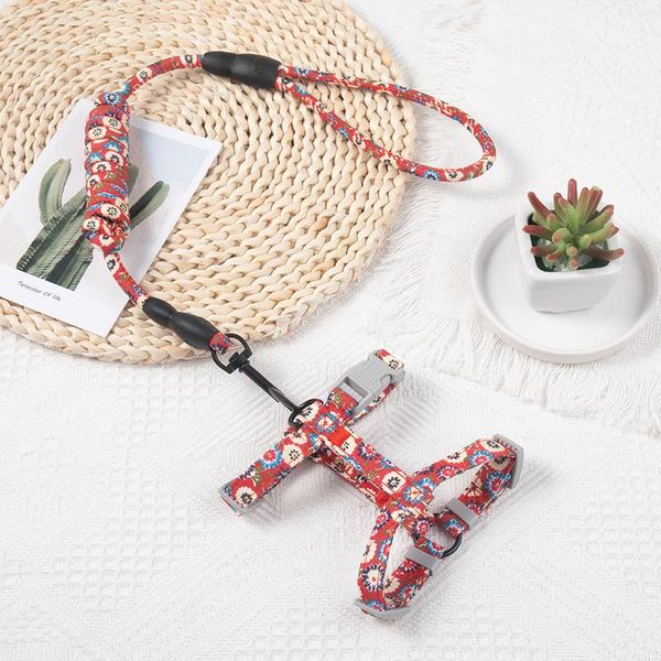 

cat collars & leads kissurpet outdoor adjustable dog leash rope comfortable anti-escape vest style puppy pet kittens accessories gift