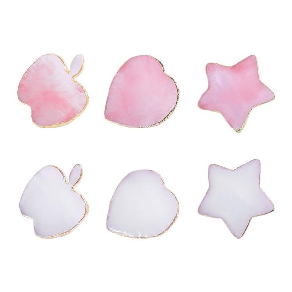 

nail art equipment lightweight elegant mixing palette delicate design practical holder drawing plate anti-slip display board manicure tool, Silver