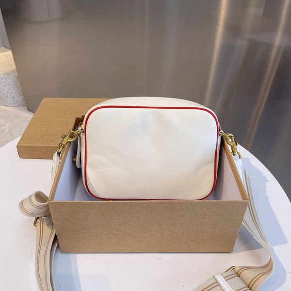 

sports style leather shoulder bag canvas knit wide strap luxury designer crossbody bags square wallet casual purse