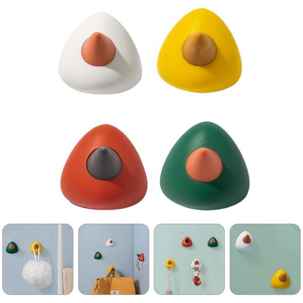 

hooks & rails 4 pcs creative wall room decorative unique door back hangers