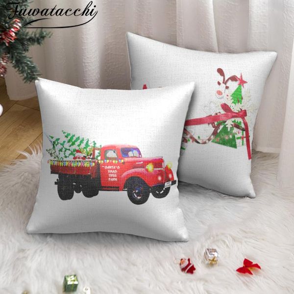 

cushion/decorative pillow fuwatacchi car decorative cushion cover retro truck mini bus game chair 45cm case home decor sofa bedding