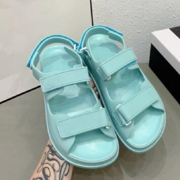 

70% off wholesale flip-flops designer flat sandals platform dad candy color jelly summer for women zapatos de mujer casual shoes, Black
