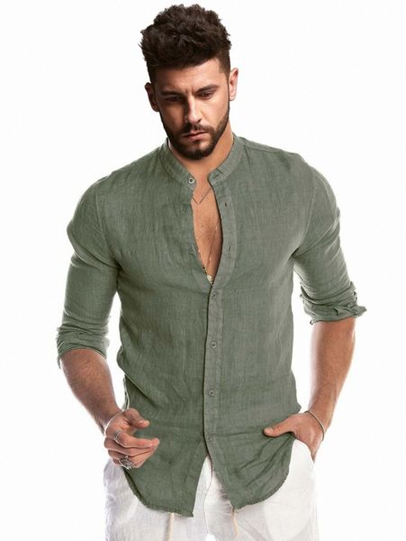 

men stand neck button up shirt s6y3#, White;black