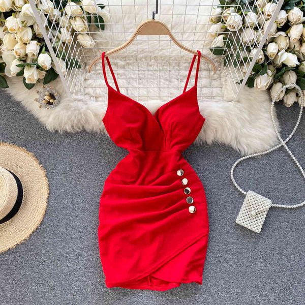

singreiny women backless strap dress v neck sleeveless slim party dresses summer elegant off shoulder ruched short dress 210419, Black;gray