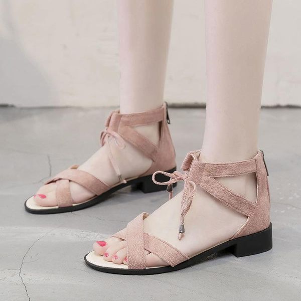 

women sandals flat bottom ladies beach shoes outdoor travel fashion wild, Black