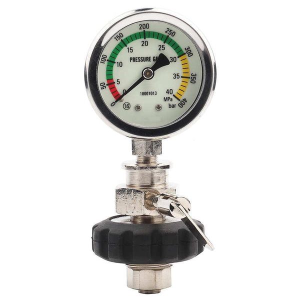 

air cylinder manometer night viewing explosion-proof pressure gauge measuring instrument diving accessories