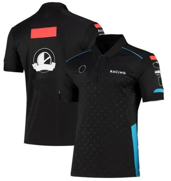 

f1 racing team t-shirt, men's and women's summer lapel short sleeves, polyester quick-drying, the same style customized