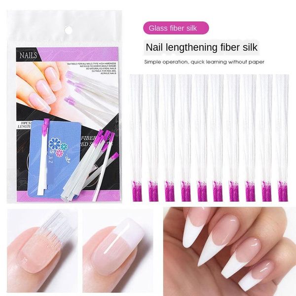 

nail art kits cross-border special explosion extension fiber paper cups-glass rapid