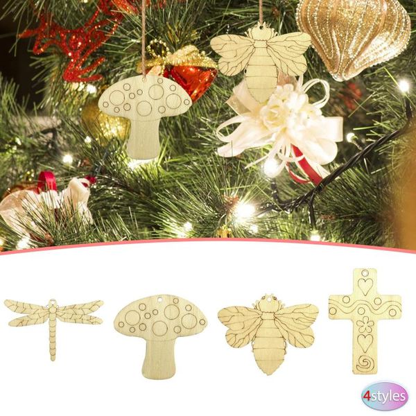 

decorative objects & figurines easter hanging decoration wooden diy blocks with twines rope 10 small pendants home decor bedroom living room