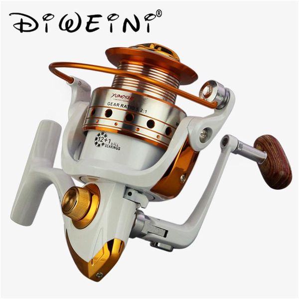 

500-9000 12+1bb spinning reels 5.2:1 /5.5:1/4.1:1 gear patio full metal rocker fish reel for fishing wheels baitcasting