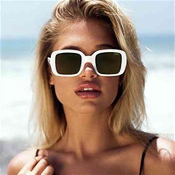 

white square sunglasses women designer brand fashion gold mirror sun glasses ladies unisex, White;black