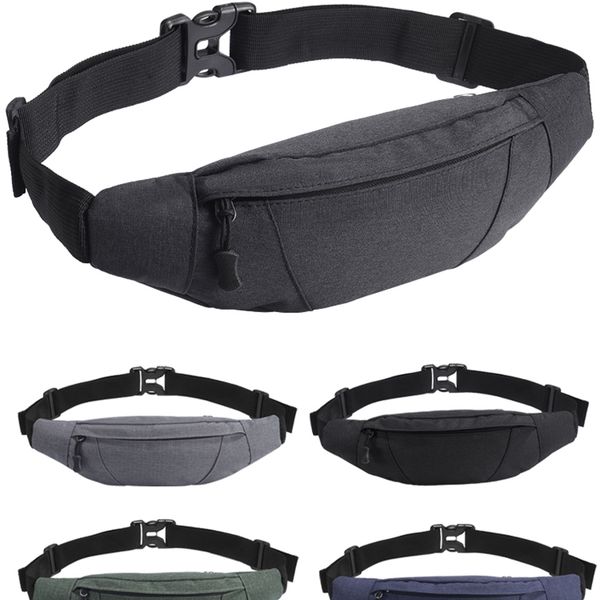 

anti-theft oxford men's bag outdoor sports cigarette case fitness waterproof phone waist running small belt 210823