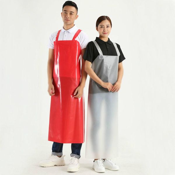 

aprons low temperature resistant shoulder belt work skirt waterproof oil simple solid color public apron