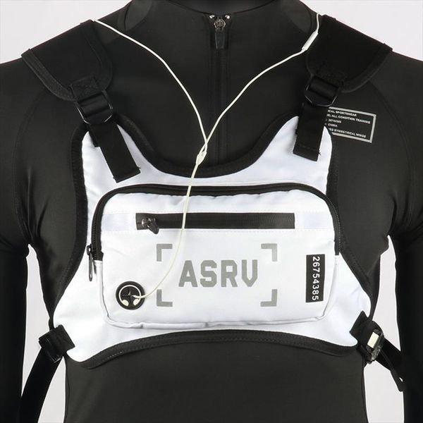 

asrv brand tactical backpacks men outdoor hiking waterproof mobile phone bag mens backpack male nylon reflective sports my365, White;black