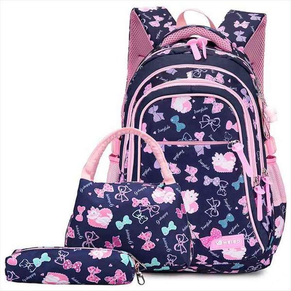 

3pcs set waterproof children school bags for girls printing school backpacks travel bag schoolbag book bag kids mochila
