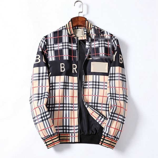 

classic print men's jacket instagram fashion hoodie trench designer women's casual dust-proof clothing fall personality charm zppe, Black;brown