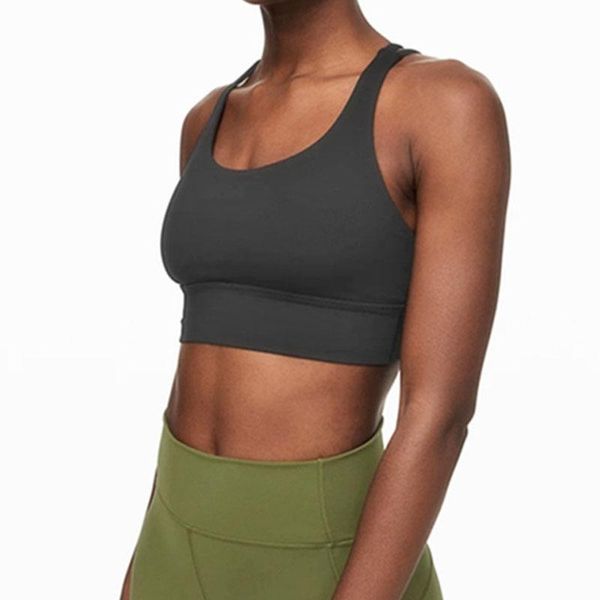 

gym clothing shockproof plus size seamless shoulder strap underwear female fixed cross beautiful back gathering running yoga fitness bra, White;black