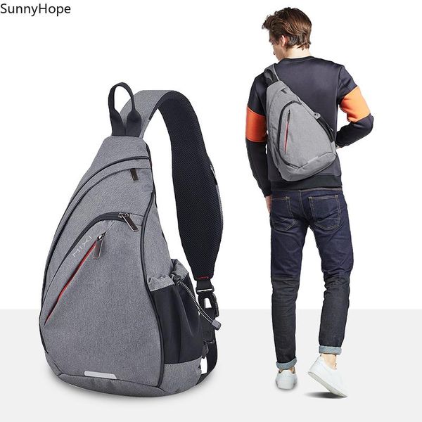 

backpack mixi men one shoulder women sling bag crossbody usb boys cycling sports travel versatile fashion student school
