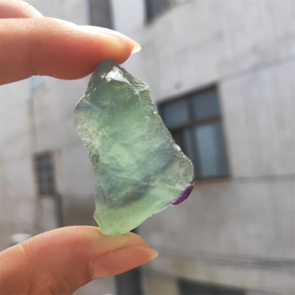 

decorative objects & figurines 1pcs 100% natural crystal quartz fluorite stone healing rough mineral home decoration ornaments