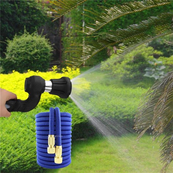 

watering equipments high pressure garden water hose with washer gun blaster nozzle for the lawn car washing tools