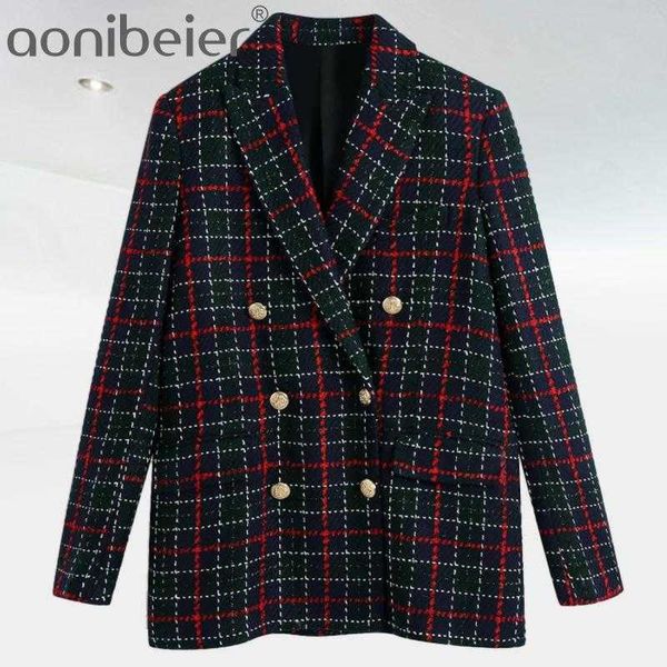 

za women 2 pieces plaid skirts blazer set business work office lady double breasted suits female urban outfits 210604, White;black