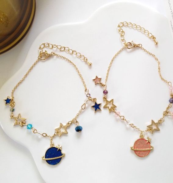 

fashion sweet dream star versatile bangle soft girl crystal bracelet, Black