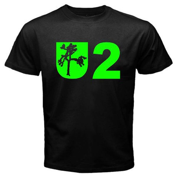 

new u2 joshua tree logo men's black t-shirt size s to 3xl, White;black