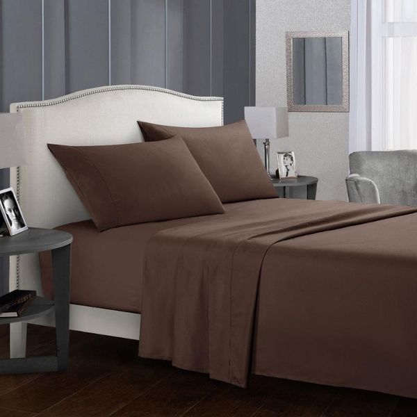 

bedding sets solid set el home flat sheet+fitted sheet+pillowcase mattress protector cover / king not included duvet