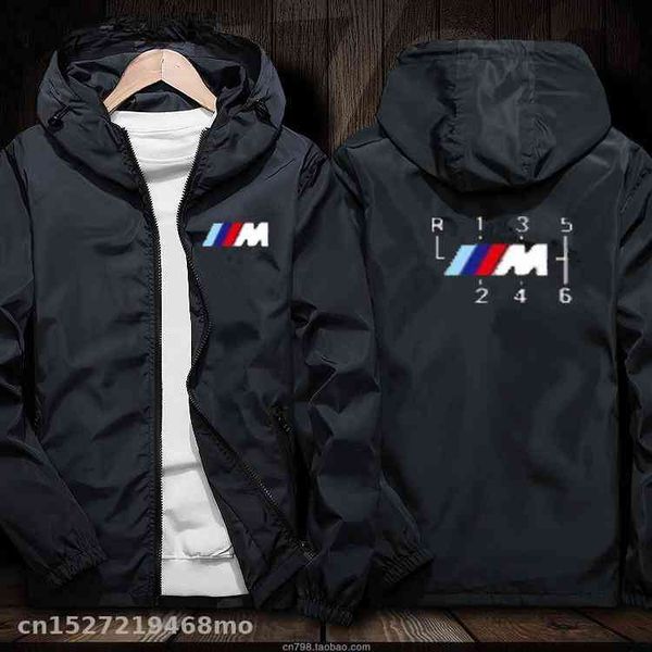 

2021 motorcycle jacket windproof for bmw mobike riding hooded suit windbreaker racing zipper coat gdrfg, Black