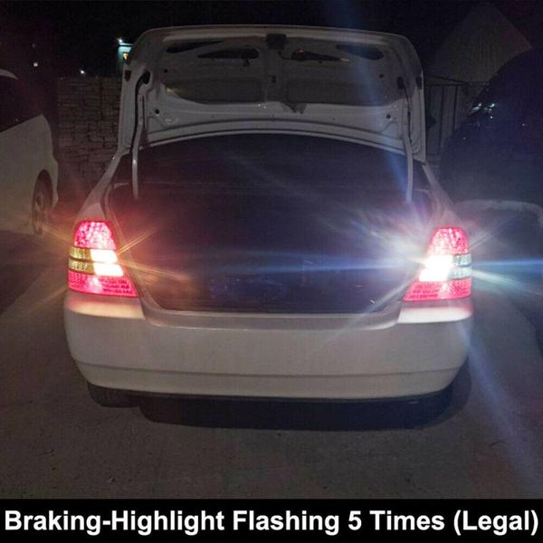 

emergency lights universal led light bulbs 1157 2057 3496 bay15d accessory car