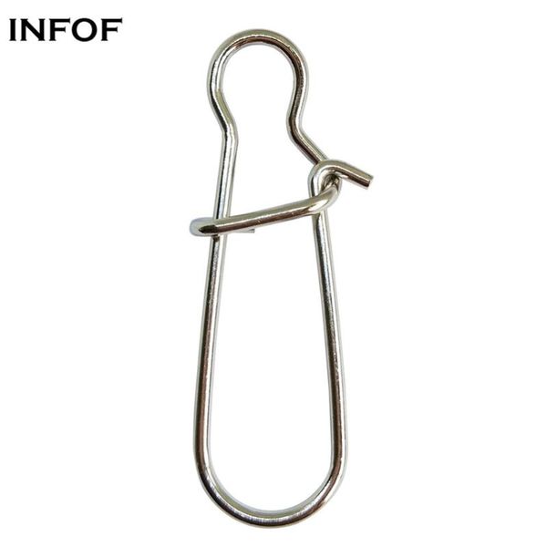 

200-pieces duolock snaps fishing snap swivels nice lure hook tackle connector for carp bass hooks