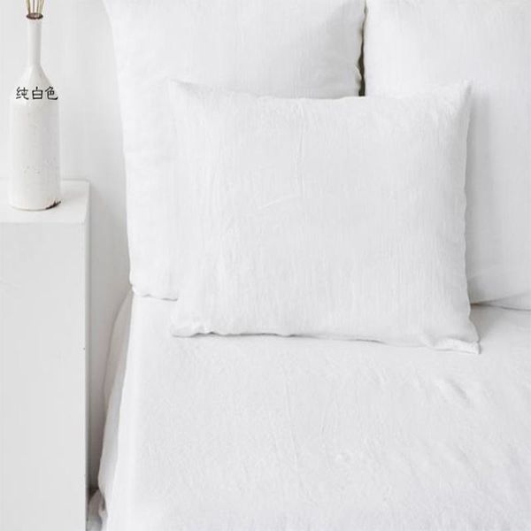 

bedding sets 100% french washed linen duvet cover set pure pillowcases sheet bedroom 4pcs