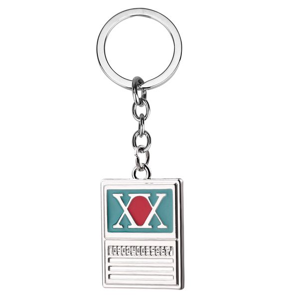 Caçador X Hunter Keychain Gon Freecss Logotipo Logotipo Keyrings Holder Tither Car Chaveiro Homens Jóias Jóias Dia dos Namorados Dom Presente