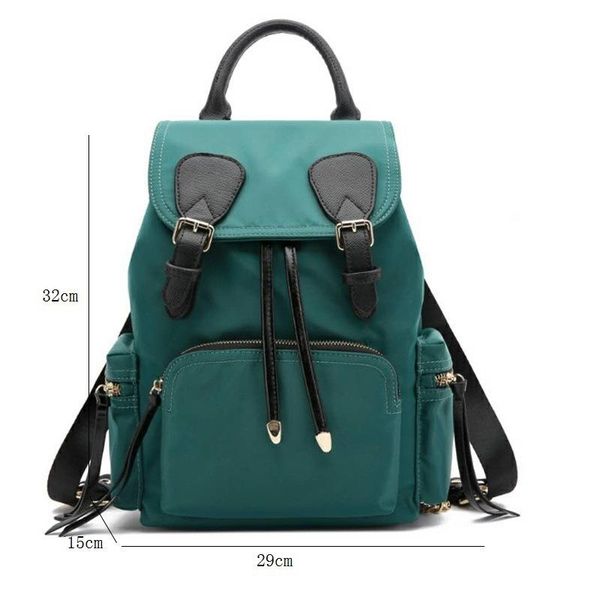 

backpack fashion female school bag oxford cloth young college student men's black