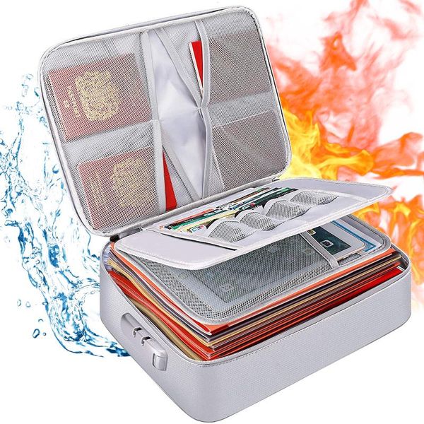 

storage bags document organizer briefcase a4 folder holder men's women's bag cover purse passport home travel functional file case