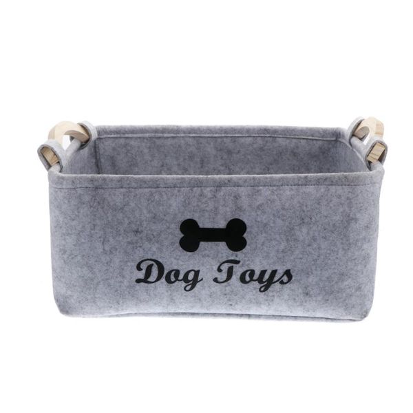 

dog apparel pet storage basket for organizing toys blankets leashes and food