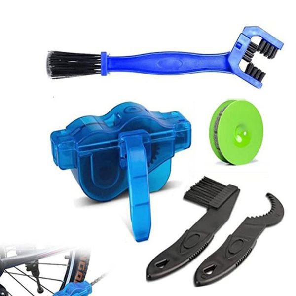 

tools 5x bicycle chain cleaning kit mountain bike scrubber brush washing repair tool repaire maintenance