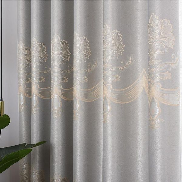 

curtain & drapes light luxury nordic jacquard blackout curtains are suitable for customized customization of living room bedroom