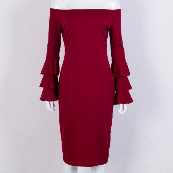 

womens summer casual dresses 2021 autumn long sleeve vestidos solid off shoulder party clubwear clothes mini dress, Black;gray