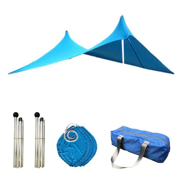 

tents and shelters stretch cloth beach tent with sunshade anti-ultraviolet function, a variety of colors, durable, easy to build