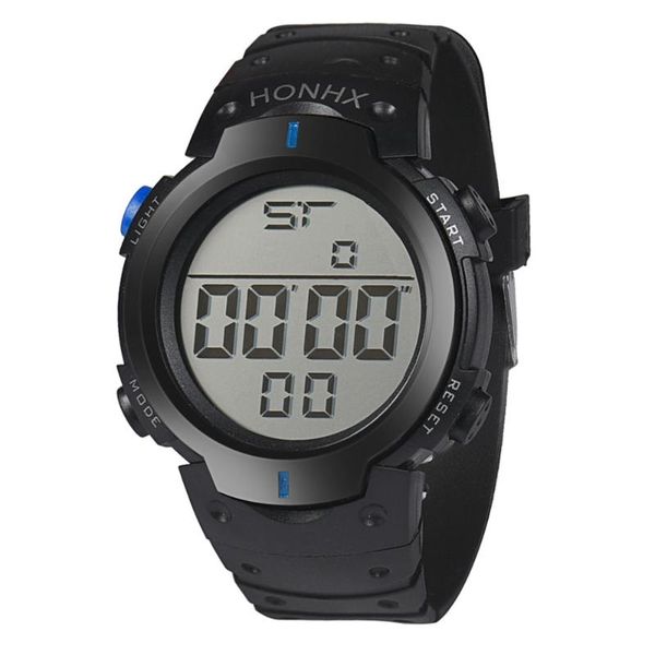 

wristwatches luxury mens watch male led digital military waterproof wrist brand outdoor sports clock bayan kol saati, Slivery;brown