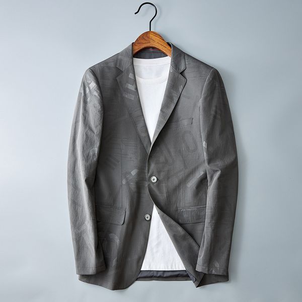 

fashion suits autumn 2021 men's casual small printed business wear, White;black