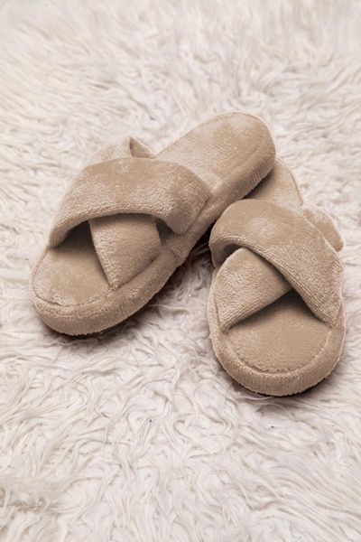 

slippers women's beige home slipper, Black