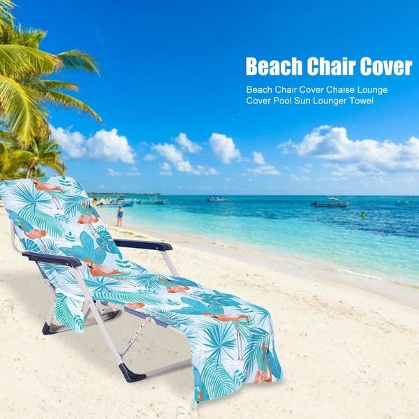 

chair covers 3d digital printed beach cover pool lounge chaise towel sun lounger with side storage pockets summer towels