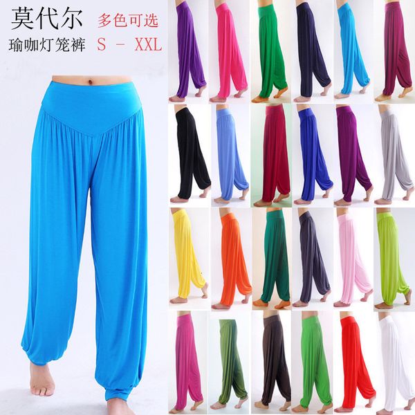

closed style up lantern dance taiji pants yoga suit a20, Gray