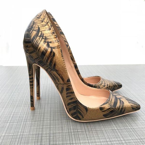 

dress shoes women high heels patent leather quality 10cm 12cm thin heel pumps point toe us8 yellow party wedding, Black