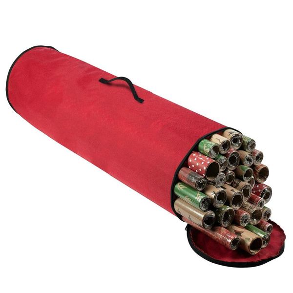 

storage bags slim underbed gift organizer water proof pvc fabric wrapping paper roll bag organization luggage