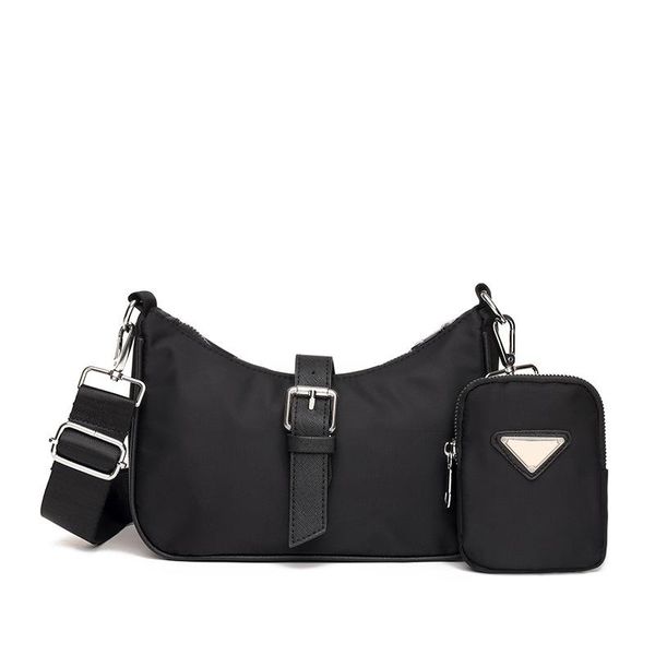 

evening bags 2 pcs set hobos purses and handbags simple fashion shoulder for women trend crossbody bag 2021 bolsa feminina
