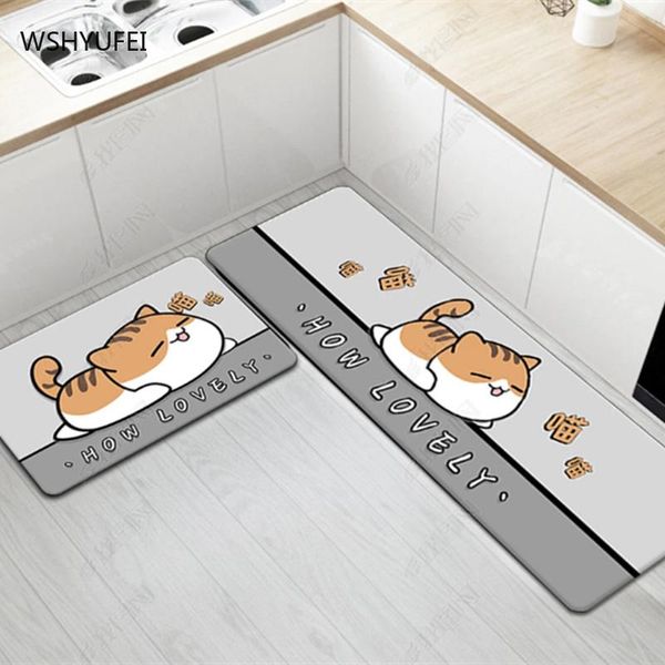 

carpets kitchen absorbent, non-slip, oil-proof, waterproof floor mats, household long door entrances, bedroom entrance mats